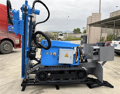 Máy khoan bánh xích thủy lực